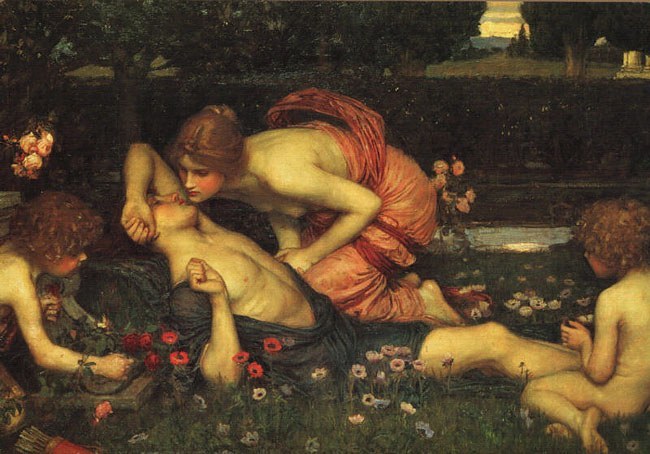 John William Waterhouse The Awakening of Adonis